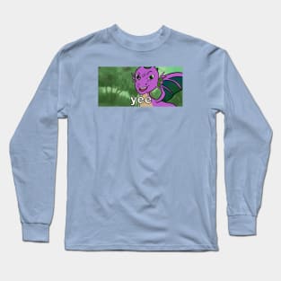 Spike the Dragon meme Long Sleeve T-Shirt